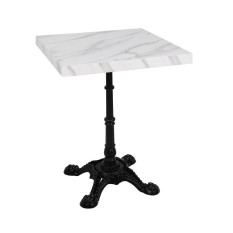 Bolero Square Table Top Marble Effect 600mm