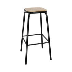 Bolero Cantina High Stool Black (Pack of 4)