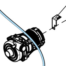 Mach Wash Pump for Mach E40, MB9235, MB9240