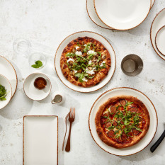 Steelite Brown Dapple Coupe Plate 20cm/8" (Pack of 24)