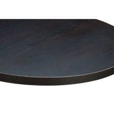 Artisano Dark Brown Sorano Oak With Matching ABS Edge Round Table Top 1200mm
