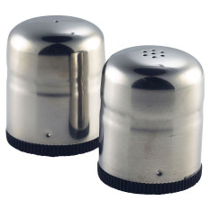 Mini-Jumbo Salt & Pepper Set Stainless Steel