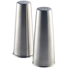 Conical Screw Base Salt & Pepper Set