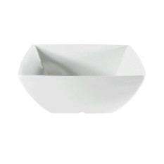 White Melamine Square Bowl 2.5oz 74ml