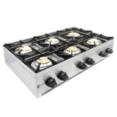 Parry Boiling Top Hob 6 Burner NAT/LPG Gas