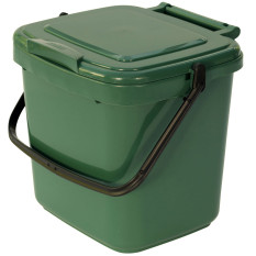Food Waste Bin Compost Caddy Large Green 7 Litre