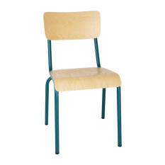 Bolero Cantina Side Chair Teal (Pack of 4)