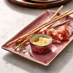 Steelite Craft Raspberry Rectangle One Platter 27 x 17cm/10.5 x 7" (Pack of 6)