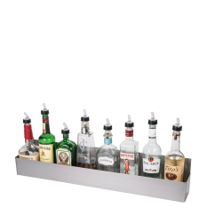 Bar Speed Rail 82cm/32" Cocktail Bottle Rack 8 Bottle Capacity