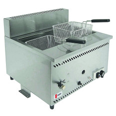 Parry Single Pan Twin Basket Gas Fryer (LPG)