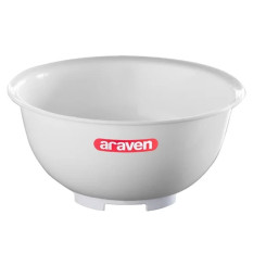 Araven Polypropylene Mixing Bowl White 7 Litre