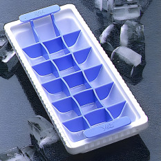 Araven Easy Release Ice Cube Tray Blue - 18 Cavities