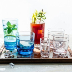 Aspen Diamond Blue Highball Tumblers 415ml/14.5oz (Pack of 24)