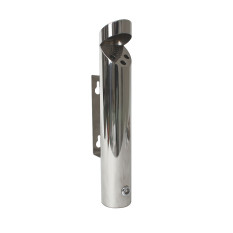 Cylinder Wall-Mounted Stainless Steel Ashtray 46X7.5cm