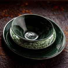 Steelite Vesuvius Burnt Emerald Coupe Plate 30cm/12" (Pack of 12)