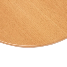 Bolero Round Table Top Beech Effect 600mm