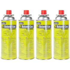 Butane Gas Canister Cartridge Refill 227g (Pack of 4)
