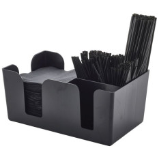 Bar Caddy Black Plastic