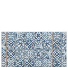 Marrakesh Melamine Blue GN1/3 Slab 32.5 x 17.6cm/12.8 x 6.9"
