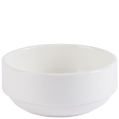 Elevate White Fine China Unhandled Soup Cup 340ml/12oz (Pack of 12)
