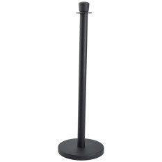 Rope Barrier Post Stainless Steel - Black