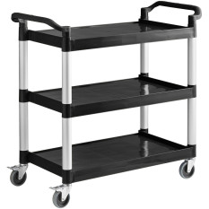 Bussing Trolley Service Cart 3 Tier Large