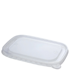 Lid for Takeaway Rectangular Deli Container PP for Hot (Pack of 300)