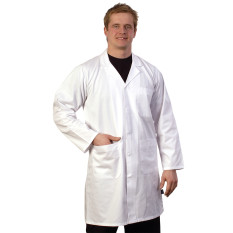Unisex White Lab Coat