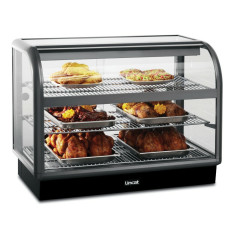 Lincat C6H/100B Seal 650 Series Counter-top Curved Front Heated Merchandiser - Back-Service