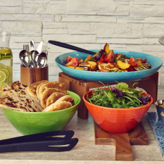 Casablanca Melamine Orange Bowl 20.5 x 9.5cm/8 x 3.7" 1.6L/56oz