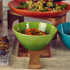 Casablanca Melamine Green Bowl 24.5 x 10cm/9 x 4" 2.6L/91.5oz