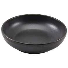 Terra Porcelain Black Coupe Bowl 23cm x 6