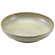 Terra Porcelain Matt Grey Coupe Bowl 27.5cm x 6