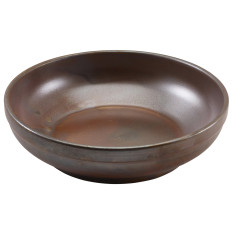 Terra Porcelain Rustic Copper Coupe Bowl 20cm x 6