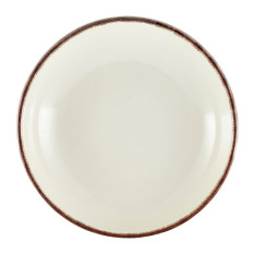 Terra Stoneware Brown Coupe Bowl 23cm x6