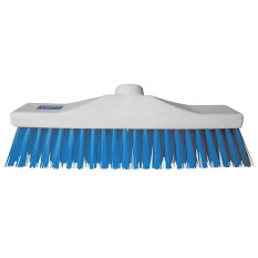 Stiff Sweeping Broom Head 30cm Blue