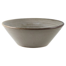 Terra Porcelain Grey Conical Bowl 14cm