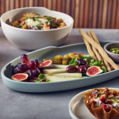 Copenhagen Melamine Jade Oval Dish 55cm/21.65" 6L/211oz