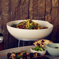 Copenhagen Melamine White Bowl 28cm/11" 2.6L/91.5oz (Pack of 4)