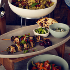 Copenhagen Melamine Sand Oval Dish 55cm/21.65" 350ml/12.3oz