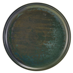 Terra Porcelain Aqua Green Coupe Plate 27.5cm (Pack of 6)