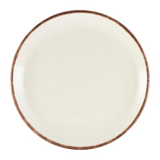 Terra Stoneware Sereno Brown Coupe Plate 19cm x12