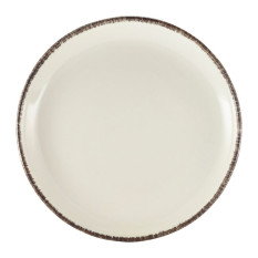 Terra Stoneware Grey Coupe Plate 24cm x12