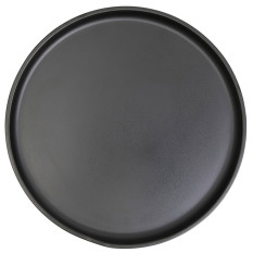Copenhagen Melamine Black Round Plate 22.5cm/8.9" (Pack of 6)