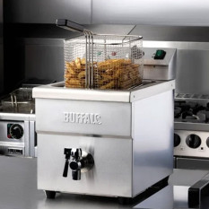 Buffalo Single Tank Single Basket Induction Fryer 7.5 Litre 3kW