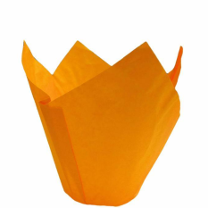 Orange Cupcake Muffin Tulip Cases (Pack of 50)