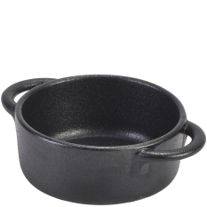Forge Stoneware Cast Iron Effect Casserole Dish 9 x 4cm (Pack of 6)