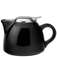 Barista Black Teapot 450ml/15oz (Pack of 6)