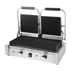 Buffalo Bistro Double Contact Grill Ribbed