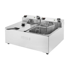 Buffalo Countertop Twin Tank Countertop Fryer 2 x 5 Litre 5.6kW